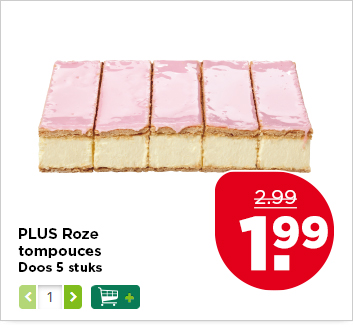 PLUS Roze tompouces