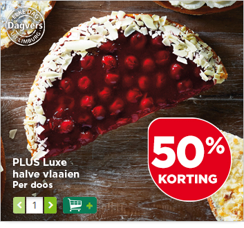 PLUS Luxe halve vlaaien