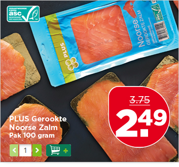 PLUS Gerookte Noorse zalm
