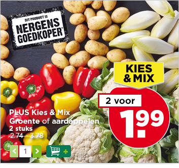 PLUS Kies & Mix Groente of aardappelen