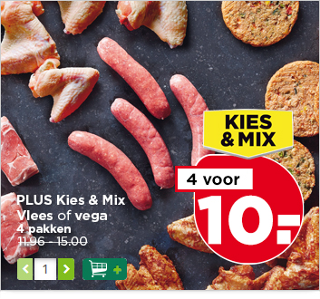PLUS Kies & Mix Vlees of vega