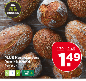 PLUS Korenlanders Rustiek brood