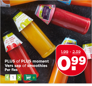 PLUS of PLUS moment Vers sap of smoothies