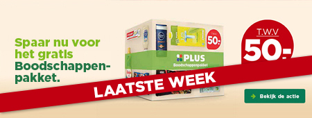 Laatste week: sparen voor het Boodschappenpakket