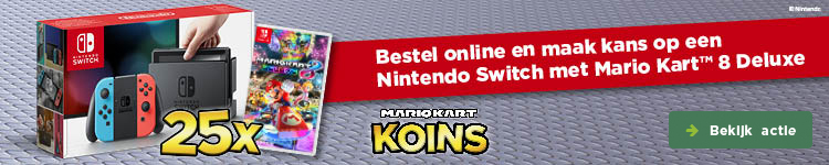 Mario Kart Koins | Bestel online en maak kans op een Nintendo Switch met Mario Kart 8 Deluxe | Bekijk actie