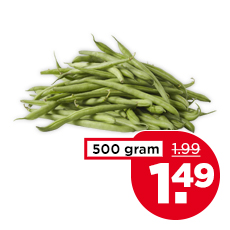 PLUS Sperziebonen