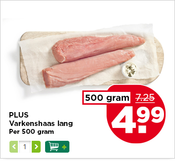 PLUS Varkenshaas lang