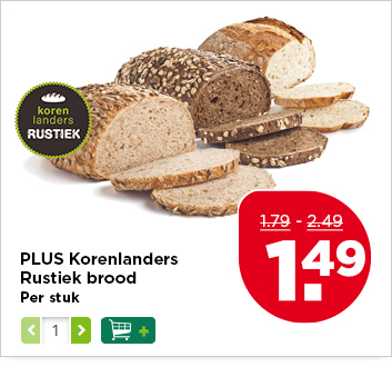 PLUS Korenlanders Rustiek brood
