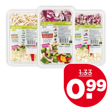 PLUS Bami, nasi of macaroni/spaghetti groentepakket