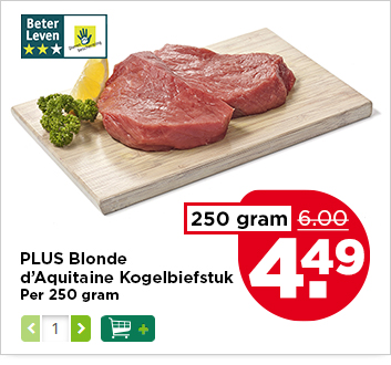 PLUS Blonde d'Aquitaine Kogelbiefstuk