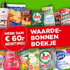 Waardebonnenboekje | Meer dan € 60,- korting!