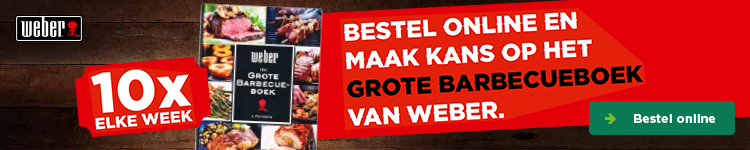 Maak kans op het Grote Barbecueboek van Weber