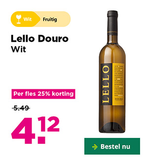 Lello Douro Wit | Wit Fruitig | Per fles 25% korting | van 5.49 voor 4.12 | Bestel nu