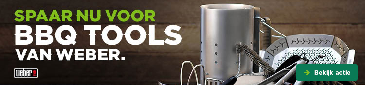 Spaar nu voor BBQ Tools van Weber | Bekijk actie