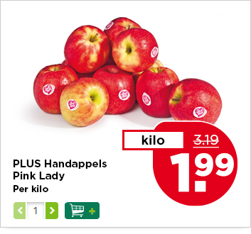 PLUS Handappels Pink Lady
