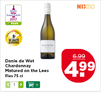 Danie de Wet Chardonnay Matured on the Lees