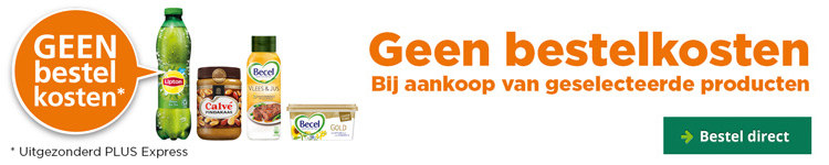 Geen bestelkosten