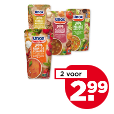 Unox Soep in zak