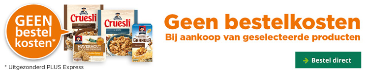 Geen bestelkosten