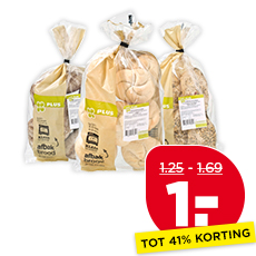 PLUS Afbakbroodjes