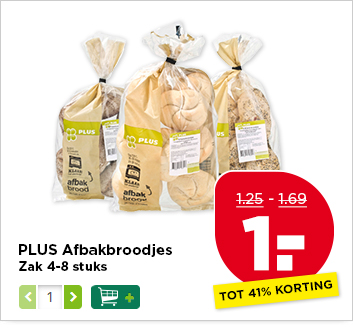 PLUS Afbakbroodjes
