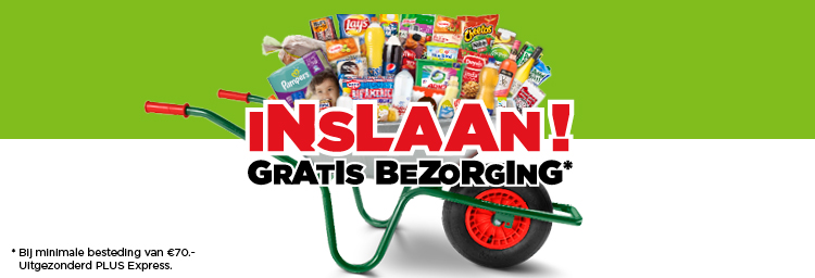 INSLAAN! | Gratis bezorging | Bij minimale besteding van €70.- Uitgezonderd PLUS Express.