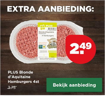 PLUS Blonde d'Aquitaine Hamburgers 4st