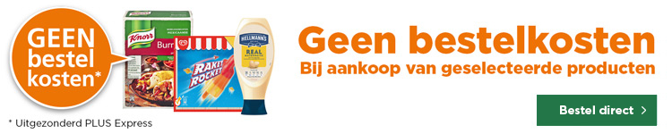 Geen bestelkosten
