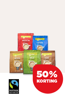 PLUS Fairtrade Koffiepads