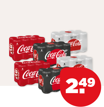 COCA-COLA LIGHT, ZERO OF REGULAR