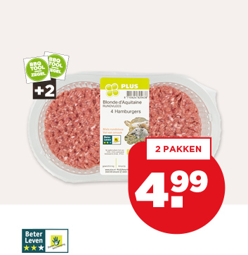 PLUS Blonde d'Aquitaine Hamburgers