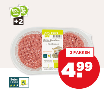 PLUS Blonde d'Aquitaine Hamburgers