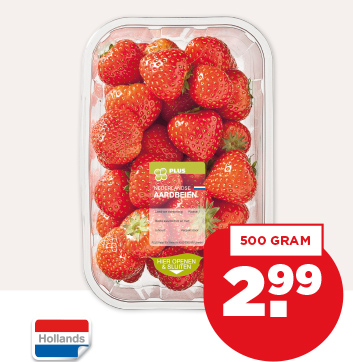 PLUS HOLLANDSE AARDBEIEN
