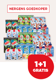 Teisseire Fruitshoot, Roosvicee, Dubbelfrisss, Taksi of Sourcy
