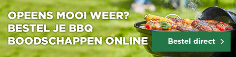 OPEENS MOOI WEER? BESTEL JE BBQ BOODSCHAPPEN ONLINE | Bestel direct