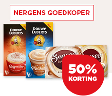 WDouwe Egberts Oploskoffie of Senseo Milk pads