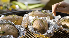 5x aardappel van de barbecue