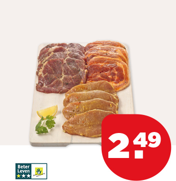 PLUS BETER LEVEN FILETLAPJES, PROCUREURLAPJES OF SPEKLAPJES