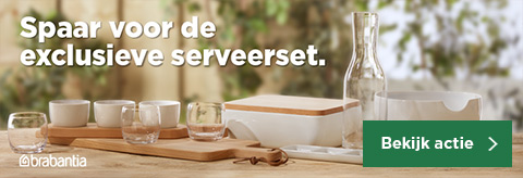 Spaar voor de exclusieve serveerset | Bekijk actie