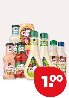 CALVÉ PARTY-, SNACK-, SLASAUS OF DRESSING
