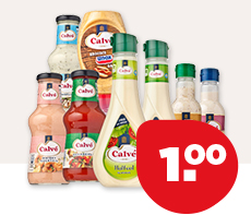CALVÉ PARTY-, SNACK-, SLASAUS OF DRESSING