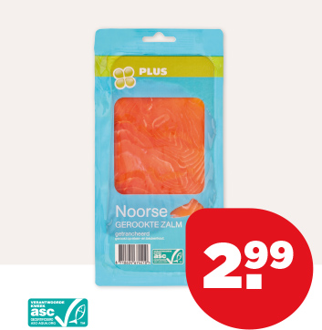 PLUS GEROOKTE NOORSE ZALM