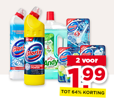 ANDY ALLESREINIGER OF GLORIX BLEEK OF TOILETBLOK