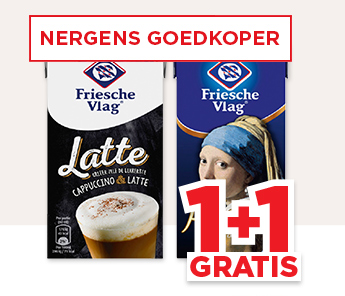 FRIESCHE VLAG HALVAMEL OF LATTE