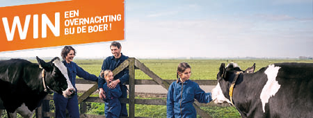 Win een overnachting voor 2-4 personen bij de boer!