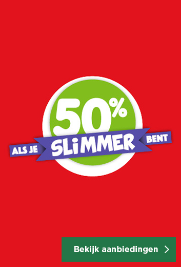NÓG VEEL MEER PRODUCTEN MET 50% KORTING