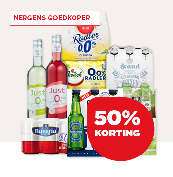 ALCOHOLVRIJ BIER EN JUST 0.0 WIJN