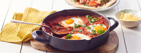 Grenzeloos ontbijten: Huevos Rancheros