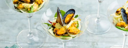 Zomerse mosselcocktail