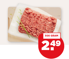 PLUS RUNDERGEHAKT